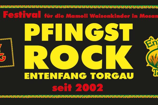 Logo "Pfingstrock Festival Entenfang Torgau Seit 2002
