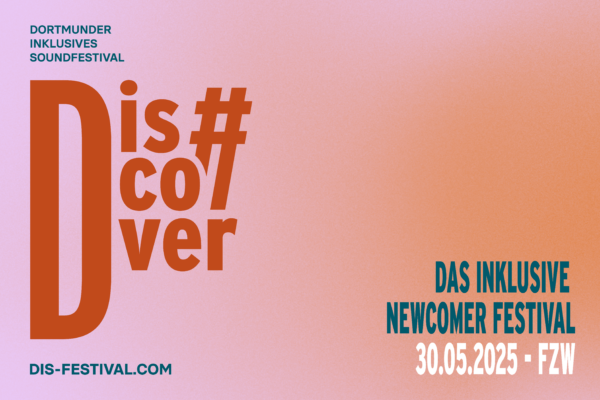 Grafik mit Schrift DiScover - das MNewcomer Festival 30.5.25